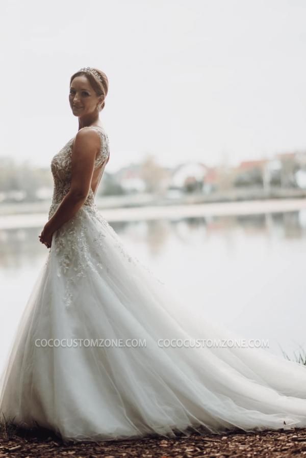 Designer A-Line Lace | Shop Wedding Dresses With Sleeves Online