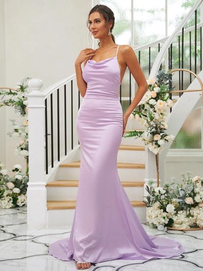 Lilac Long Sexy  Evening Dress | Simple Prom Dresses