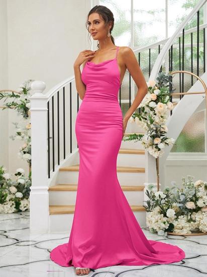 Lilac Long Sexy  Evening Dress | Simple Prom Dresses_16