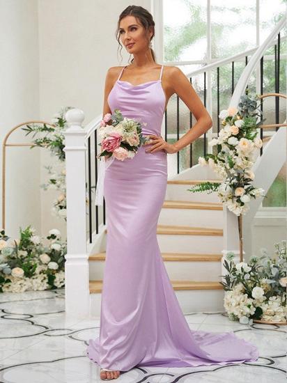 Lilac Long Sexy  Evening Dress | Simple Prom Dresses_2