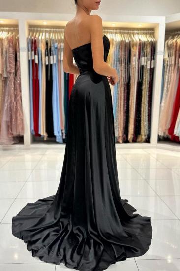 Sweetheart Neck Polar Long Front Split Waist Gown_3
