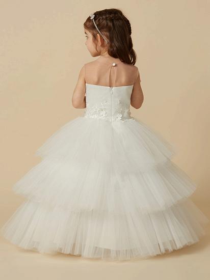Scoop Ball-Gown/Princess Tulle Flower Girl Dress_3