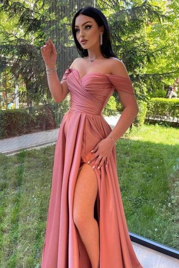 Simple Sweetheart Cap Sleeves Long Evening Dresses | Cheap Prom Dresses Cheap