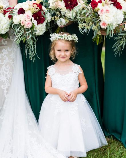 Beautiful Gem Summer Applique Girl Dress_2