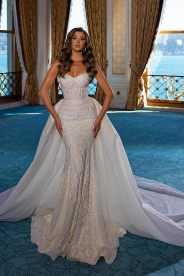 Elegant A-Line Lace Mermaid Wedding Dresses | Cheap Wedding Dresses