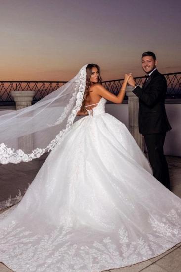 Sweetheart Sleeveless Ball-Gown/Princess Wedding dresses_2