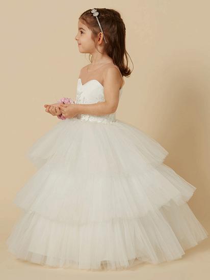 Scoop Ball-Gown/Princess Tulle Flower Girl Dress_4
