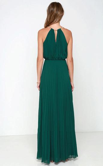 Elegant Chiffon Sleeveless Bridesmaid Dress_2