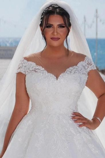Fashion wedding dresses A line |  Lace Wedding dresses_3