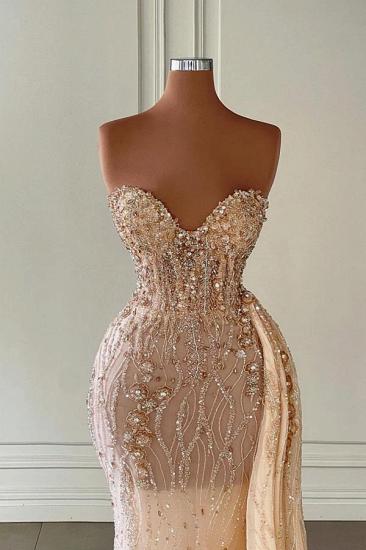 Sweetheart Sleeveless Mermaid Prom Dresses Elegant_2