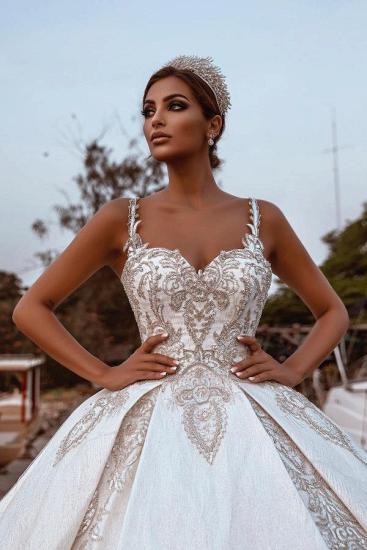 Sweetheart Spaghetti Straps Ball-Gown/Princess Wedding dresses_3