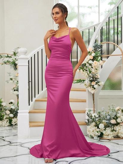 Lilac Long Sexy  Evening Dress | Simple Prom Dresses_23
