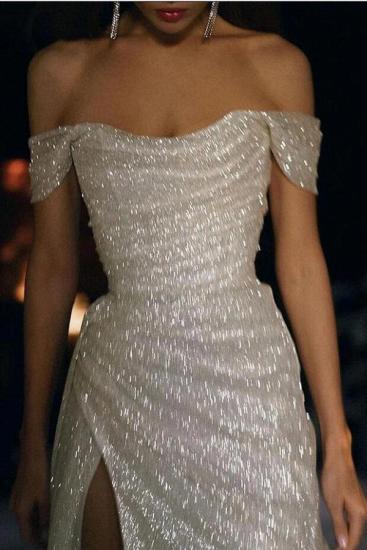 Glitter Small Mermaid Wedding Dress_6