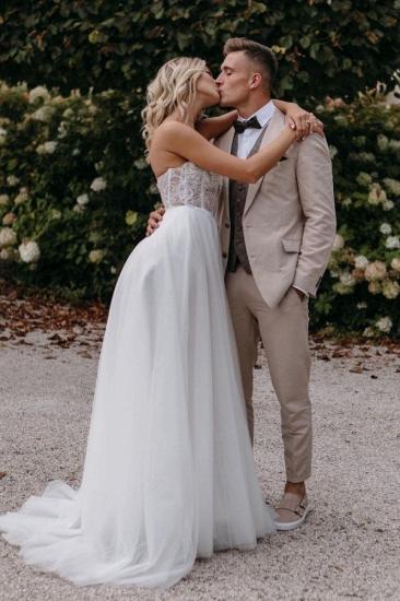 Elegant and Gorgeous A-line Sweetheart Wedding Dress | Lace Wedding Dress_7