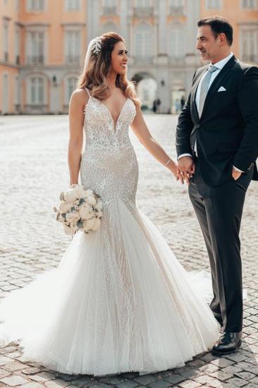{{$GlobalData.Year}} Mermaid Wedding Dresses with lace_5