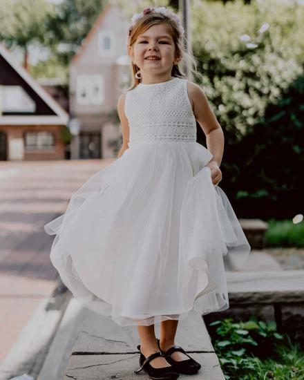 Simple Summer Princess Grace Girl Dress Girl Beauty | White Ankle Length Gown_2