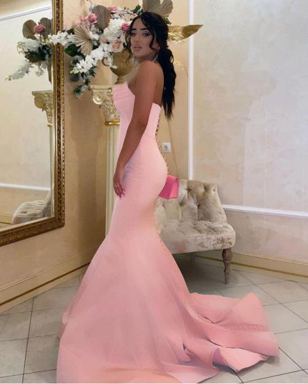Elegant Long Pink Sleeveless Ball Gown | Simple Evening Dress_2