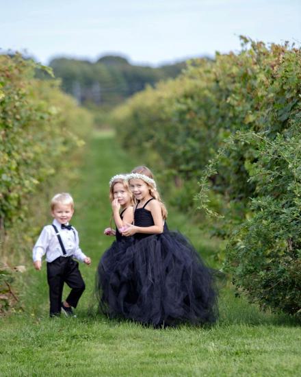 Lovely Lace Up Tulle Girl Dress_2