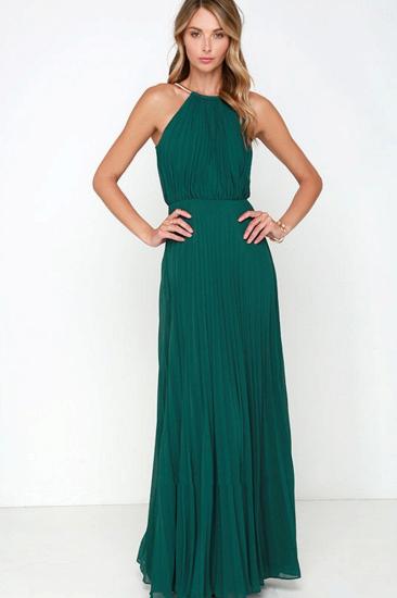 Elegant Chiffon Sleeveless Bridesmaid Dress