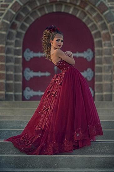 Chiffon Dress Lace Applique Sweetheart Neckline Girl Girl Beauty After Opening And Bowknot | Floor Length Dress