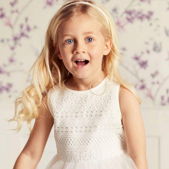 Simple Summer Princess Grace Girl Dress Girl Beauty | White Ankle Length Gown_3