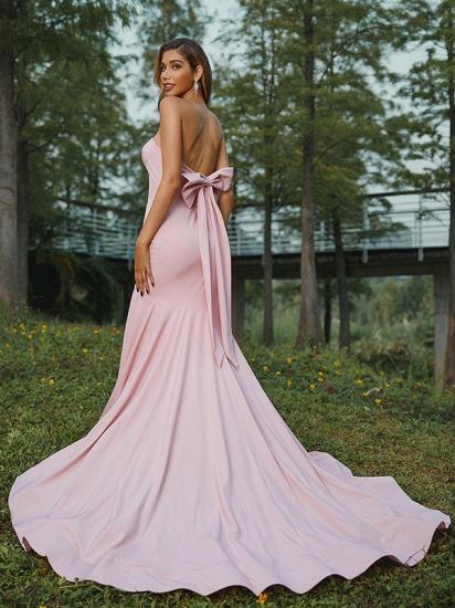 Elegant Sweetheart Sleeveless Mermaid Evening Dresses_2