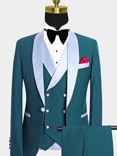 Men's Ocean Digger Prom Suit | Slim Fit Tuxedo with Velvet Lapels