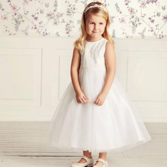 Lovely White Fluffy Gauze Skirt Girl | Pageant Dress Lace Little Girl_5