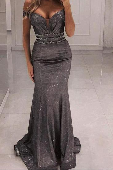 Sweetheart long Mermaid Evening Gown With Bright | Cheap Prom Dresses