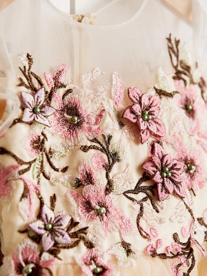 Lovely Tulle Lace Sleeveless Flower Girl Sale Dress_6