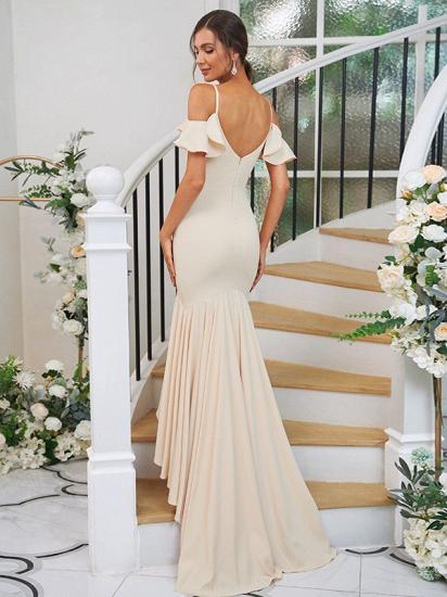 Cascading Ruffles Asymmetrical Mermaid Bridesmaid Dresses_3