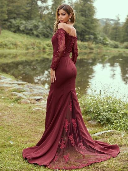 Designer Lace Sleeveless Mermaid Evening Dresses_2