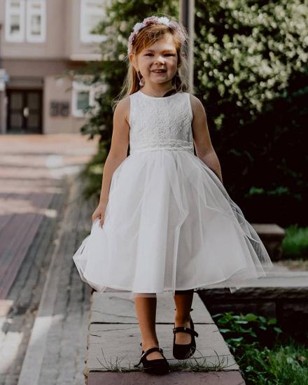Lovely White Fluffy Gauze Skirt Girl | Pageant Dress Lace Little Girl_2
