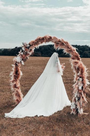 Gorgeous A-Line Wedding Dresses | Glitter Wedding Dresses_3