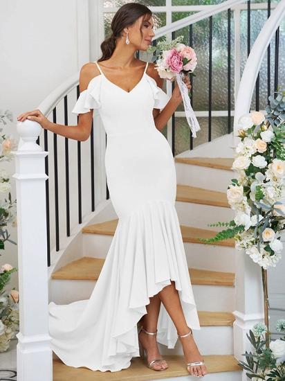 Cascading Ruffles Asymmetrical Mermaid Bridesmaid Dresses_37